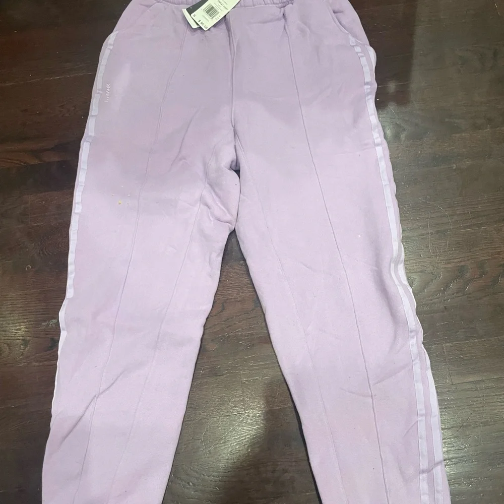 Adidas Lavender Track Pants - Picture 1 of 9